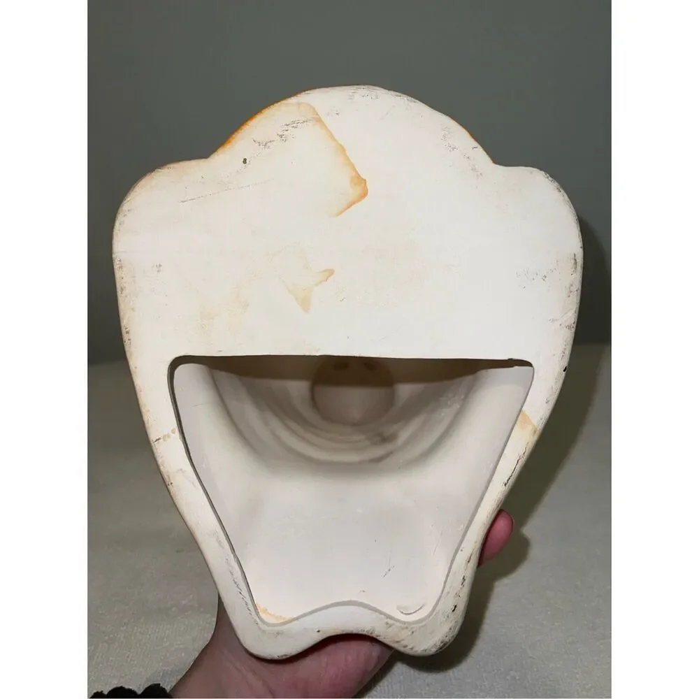 VTG Ghost Halloween PORCELINE Spooky Tealight Candleholder